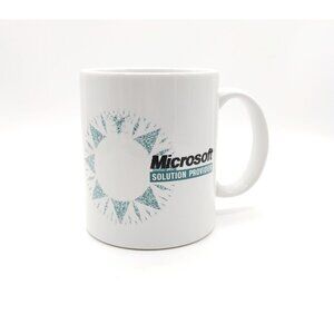 Vintage Microsoft ‘PacMan’ Logo Mug, Collectible